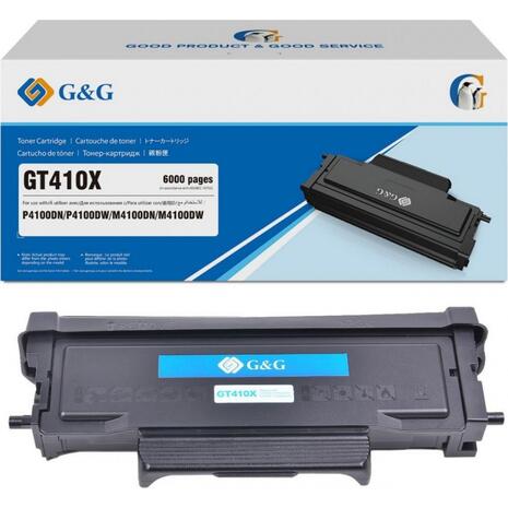 Toner εκτυπωτή G&G GT410X/411X Black 6000 pages